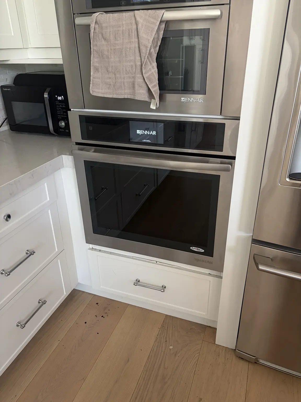 JennAir built-in wall oven after fuse repair in Weston Florida