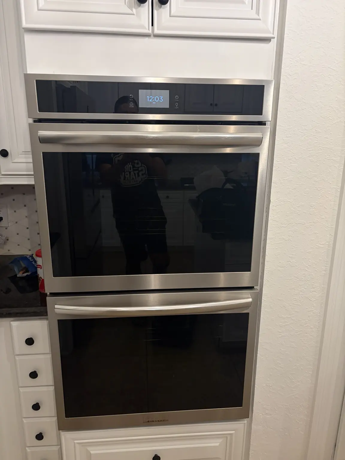 KitchenAid double wall oven after main control board repair in Wellington Florida
