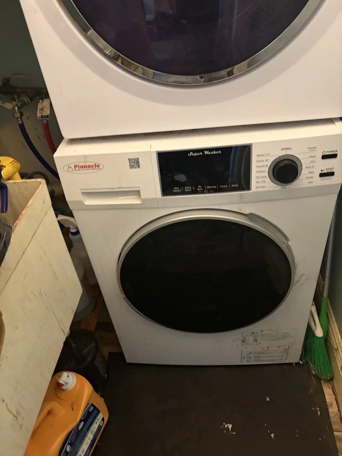 Pinnacle front-load washer after door replacement in Delray Beach Florida 33483