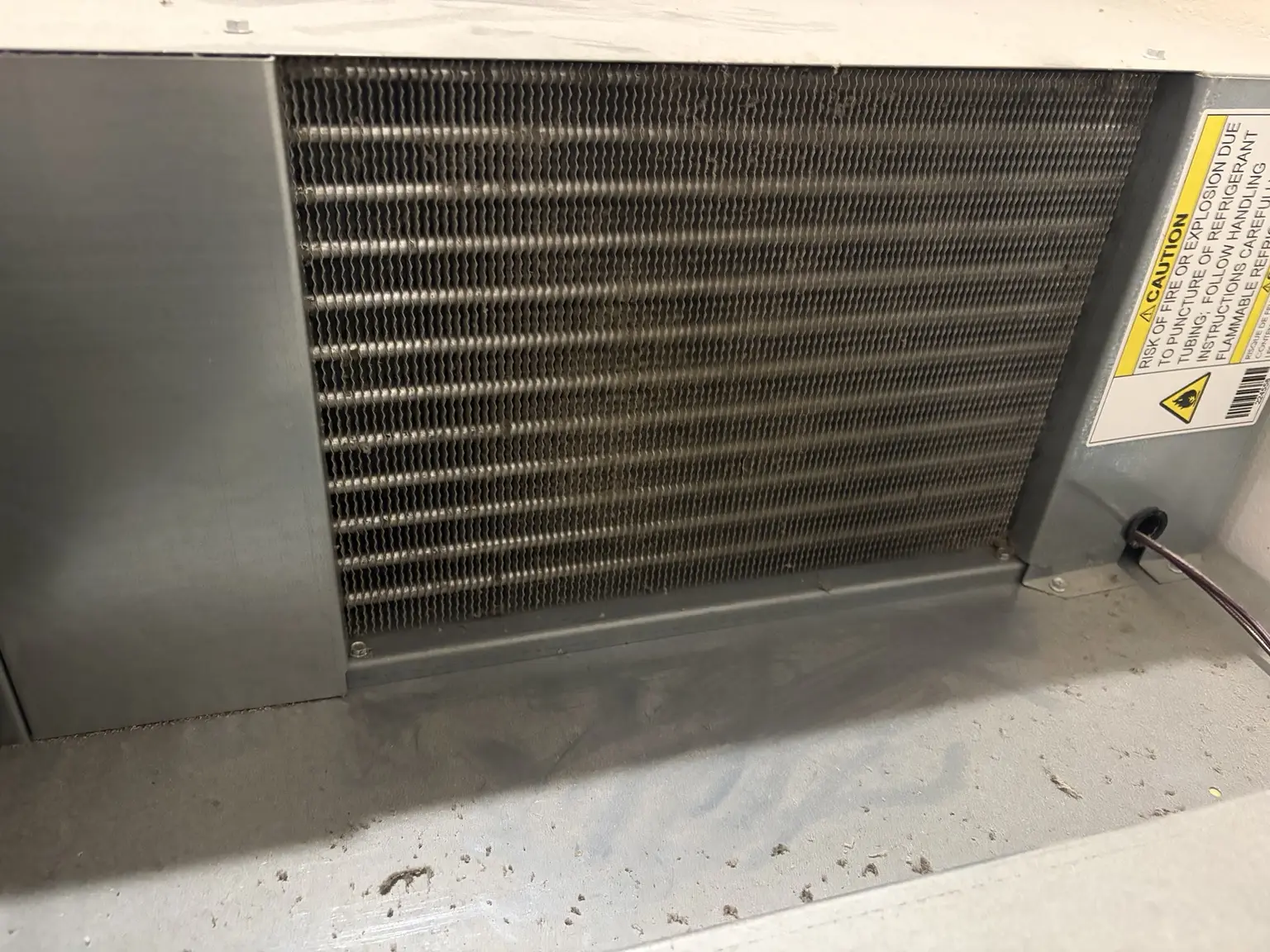True refrigerator condenser coil after professional cleaning in Wellington Florida