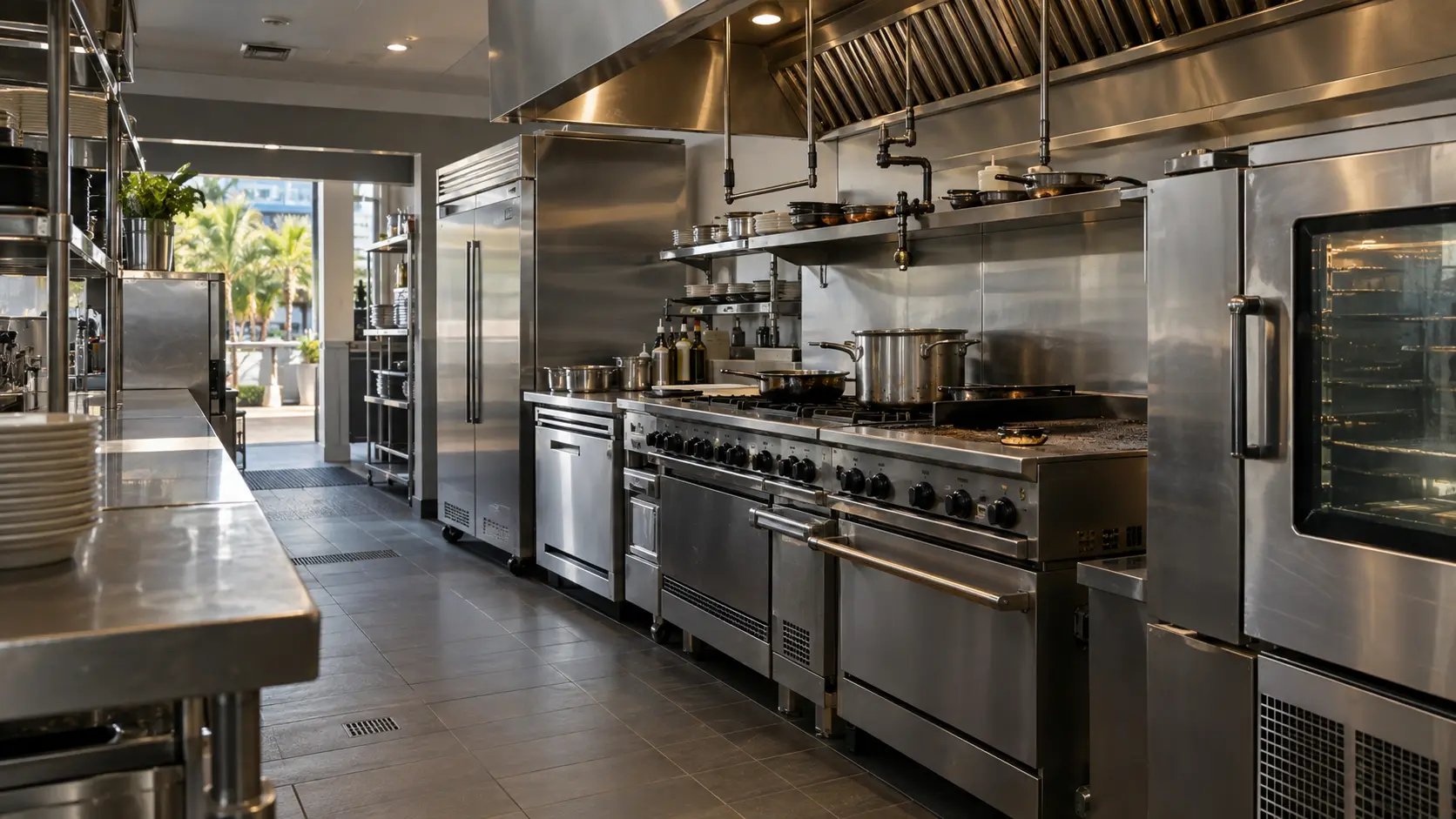 Restaurant appliance repair for a professional commercial kitchen in South Florida